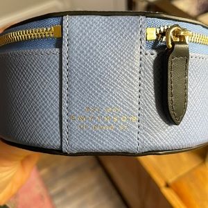 Smythson Circular Panama Trinket Case